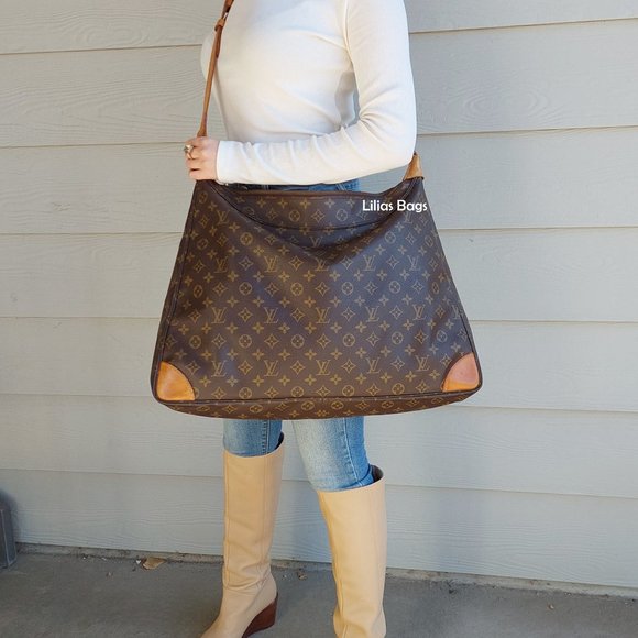 Louis Vuitton Handbags - Louis Vuitton Sac Promenade Monogram Canvas Hobo Style Tote / Travel Bag